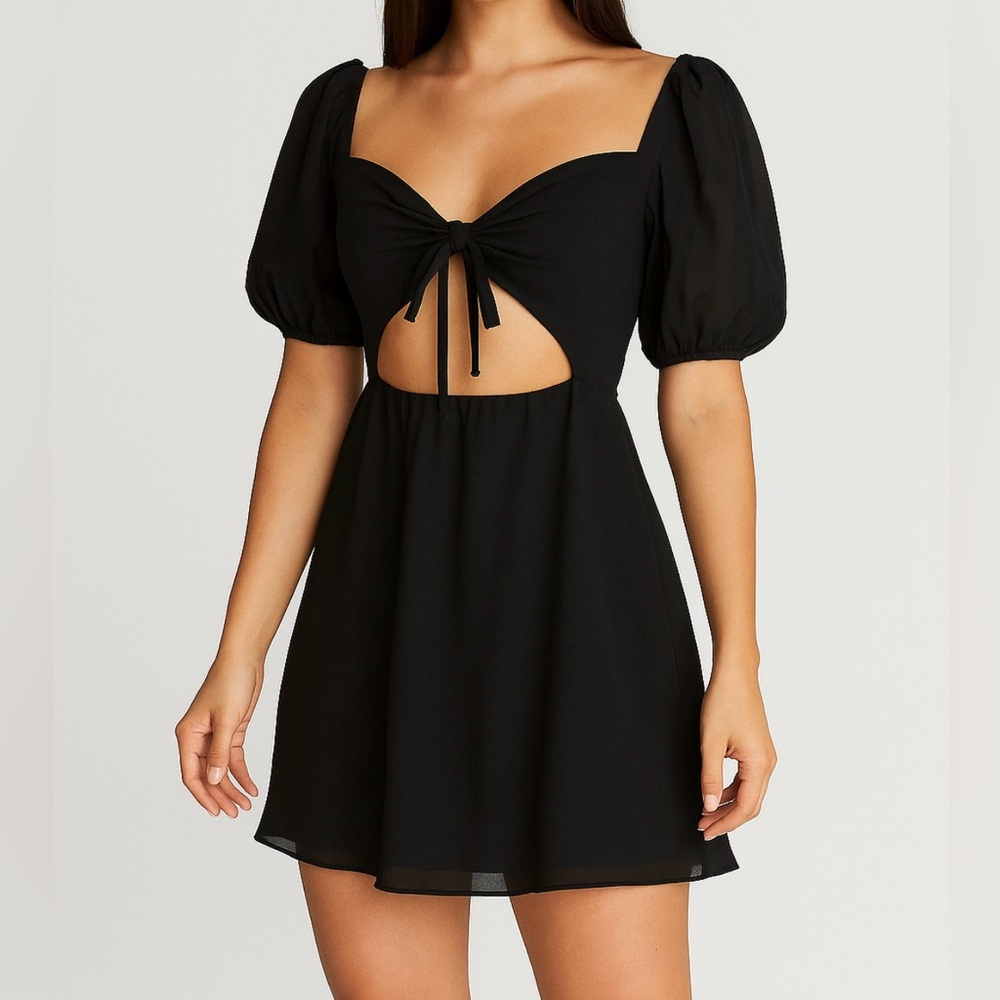 Stone Cold Fox Cut Out Mini Dress Black Size XS